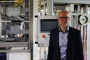 Klaus Schwally, CEO of Metzner Maschinenbau (machine engineering)