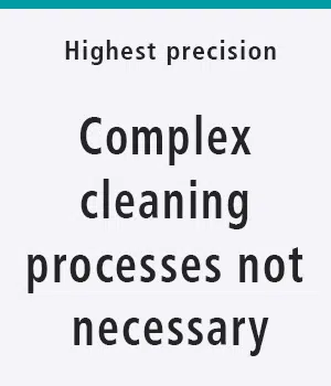 Complex cleaning processes are not necessary