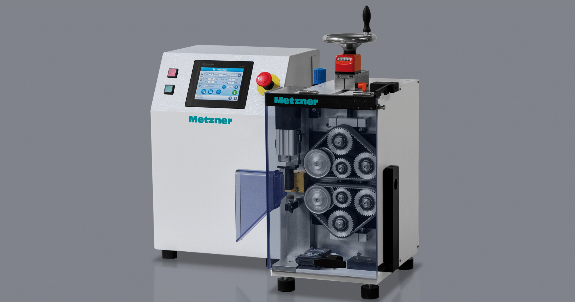 Metzner KL-BV cutting machine for pressure sensitive materials. Silicone cutting machine