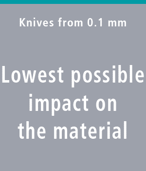 Lowest possible impact on the silicone material