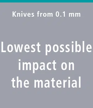 Lowest possible impact on the silicone material