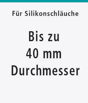 Silikonschläuche bis 40 mm Durchmesser