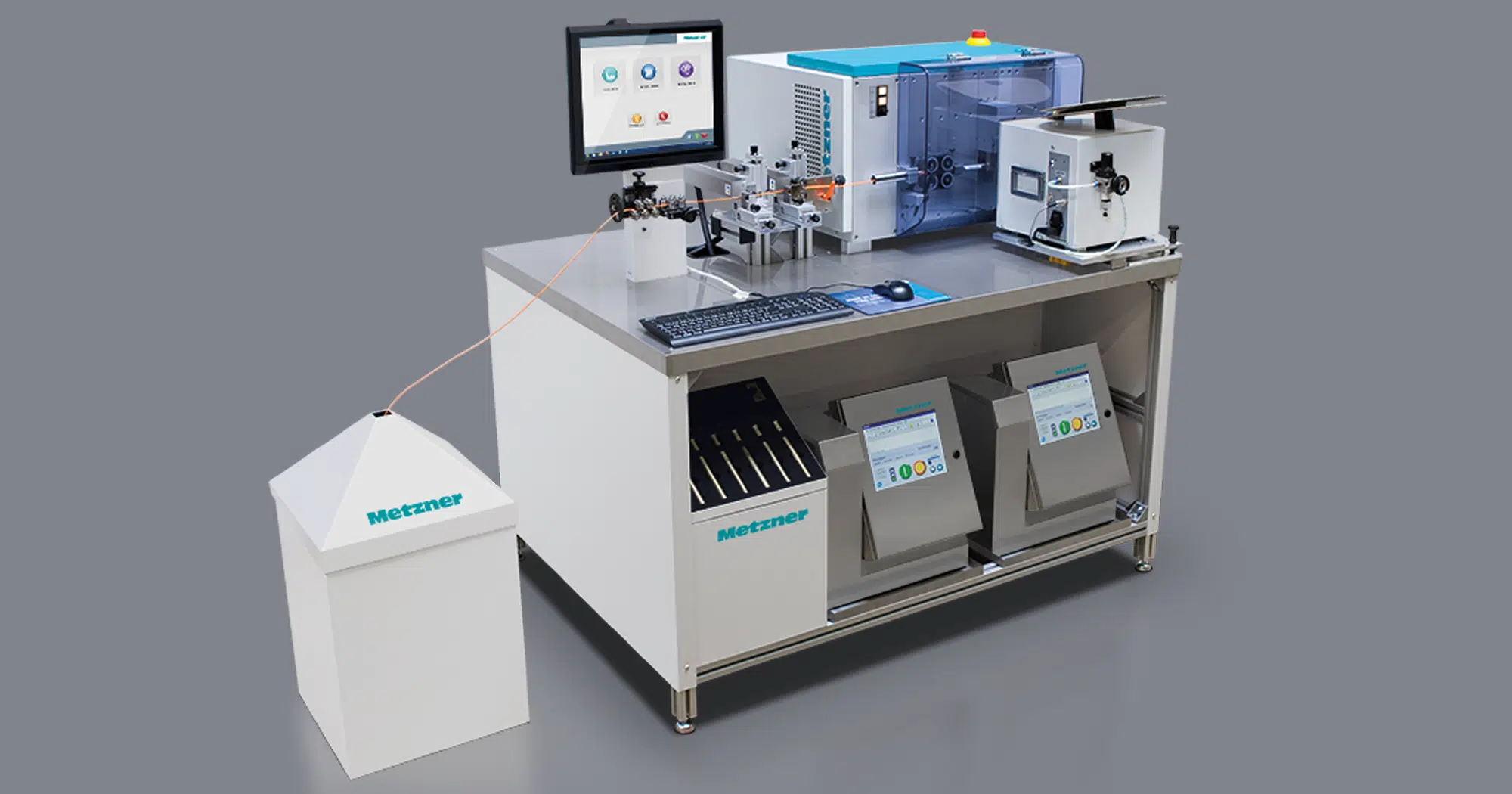 Automatic machine for control cabinet manufacturing