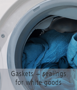 Washing machine with sealing