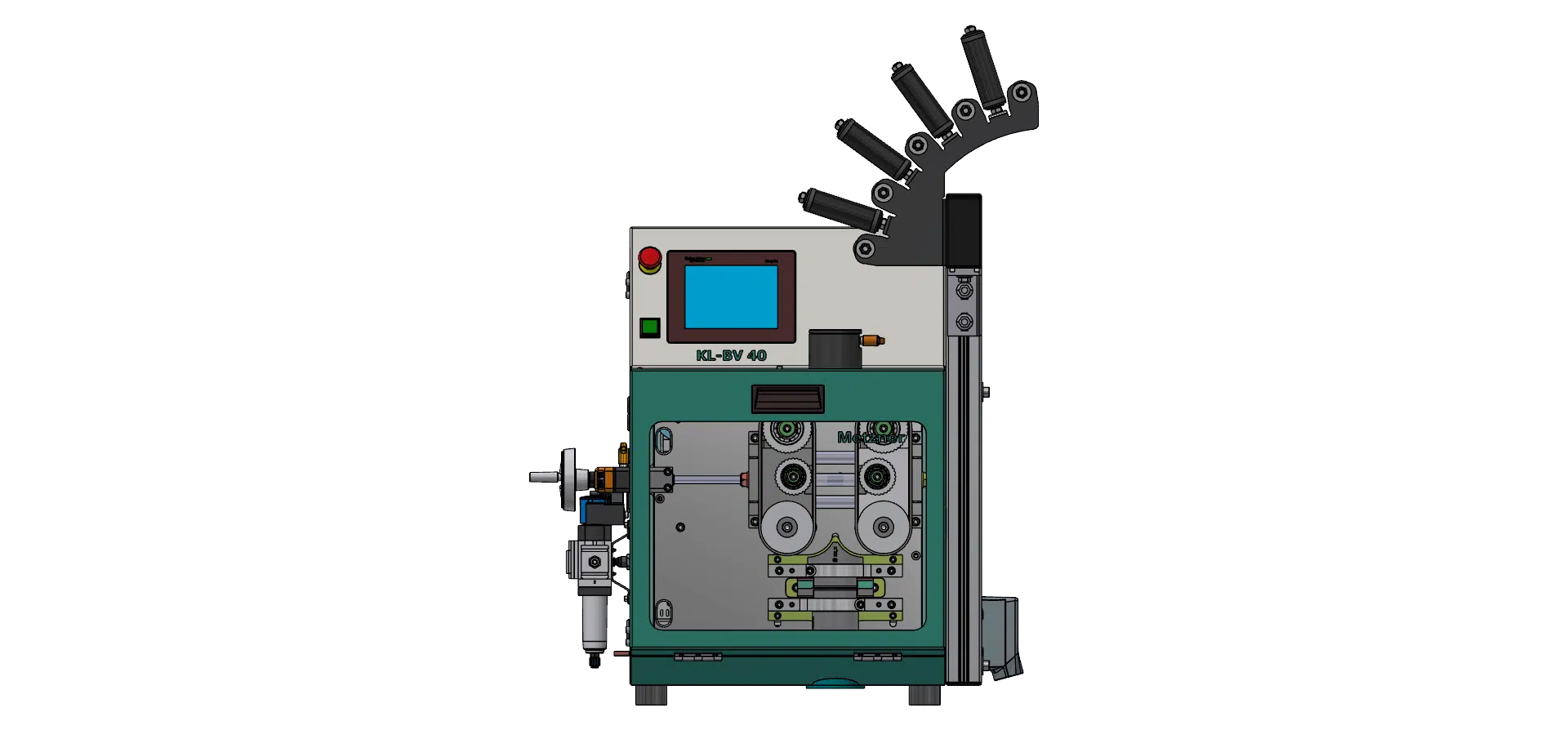 KL-BV 40 vertical cutting of pressure sensitive materials