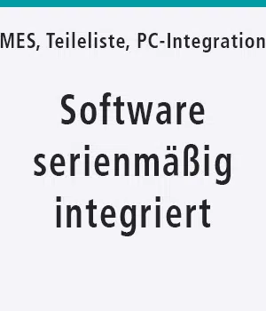 Software serienmäßig integriert