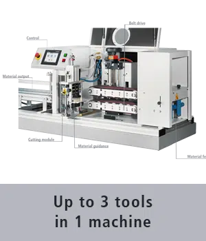 Modular cutting machine for plastics and rubber MBS