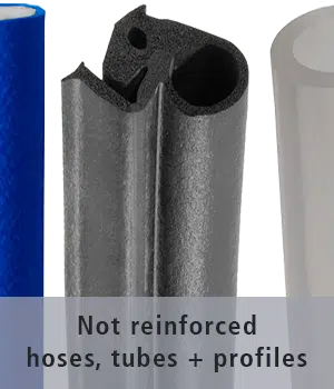 Not reinforced hoses, tubes and profiles