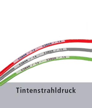 Kabeldruck mit Tintenstrahldruck