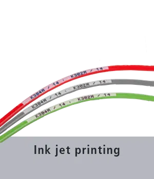 Ink jet printed cables