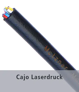 Cajo Laserdruck auf dem Kabel