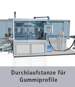 Durchlaufstanze zur Automatiserung in der Gummi-Produktion