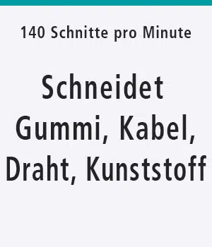 Schneidet Gummi, Kabel, Draht, Kunststoff